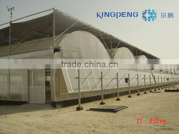 Greenhouse of single layer film