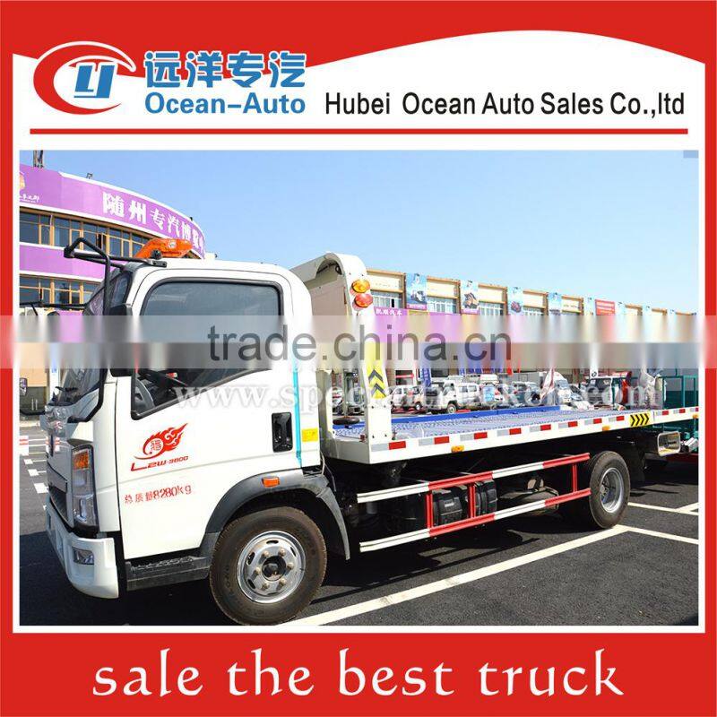 SINOTRUK HOWO truck euro 4 heavy duty tow truck 4x2 wrecker towing truck for sale