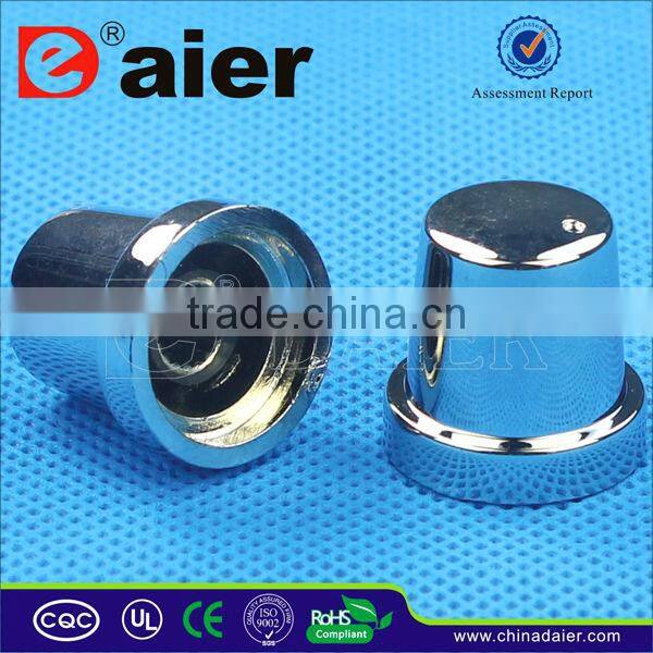 6mm chrome plated pedal guitar amplifier knobs