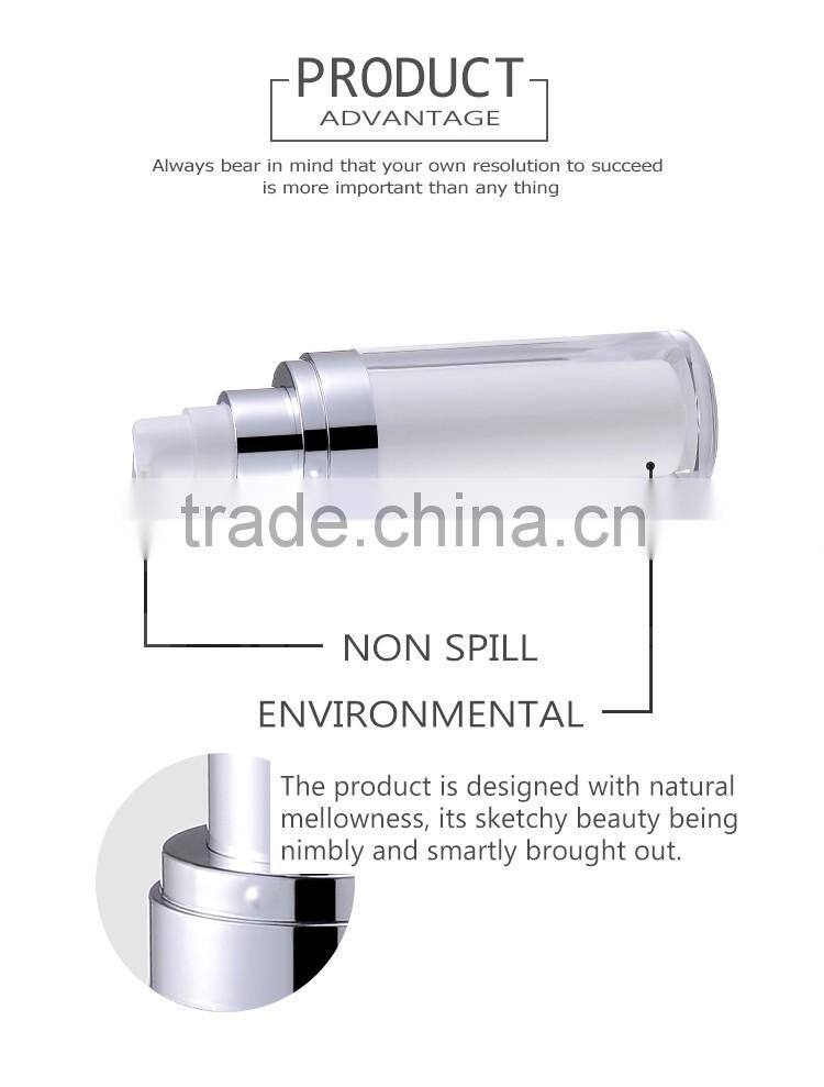 Wholesale high quality cosmetic PMMA materia face care body lotion bottle