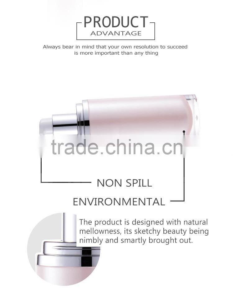 Widely use good quality color customized PMMA cosmetic 30ml pet lotion bottle