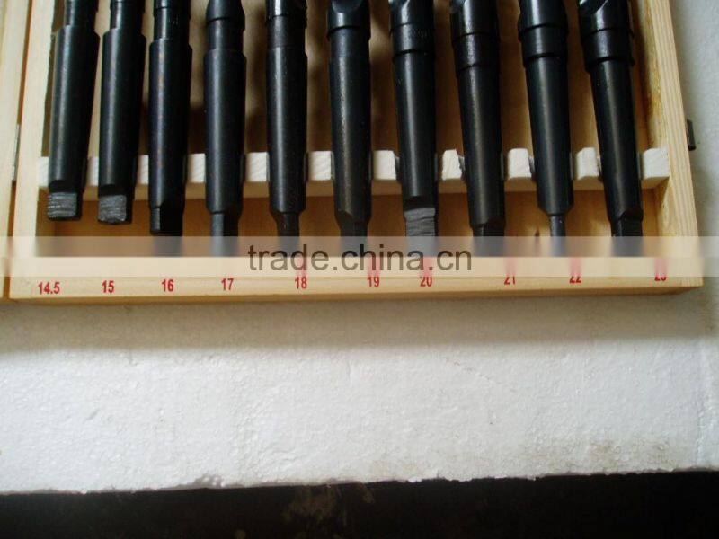 MORSE TAPER SHANK DRILL SET HSS
