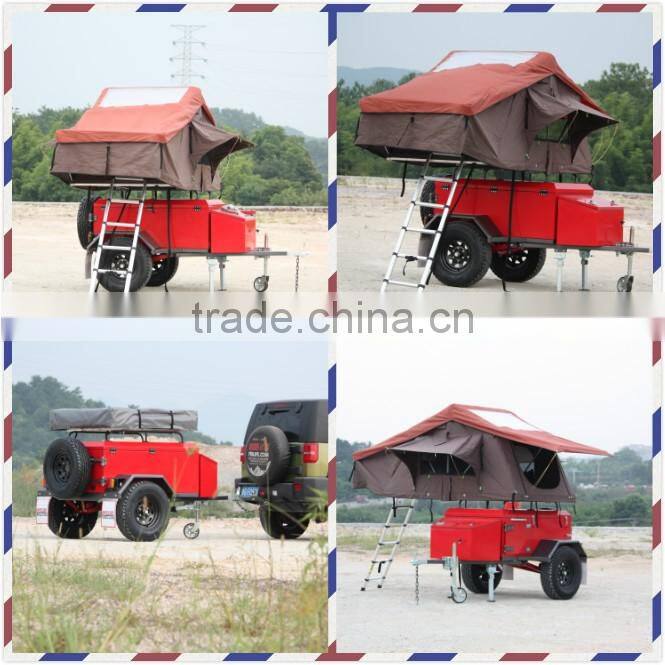 Off-road roof tent camper trailer X3