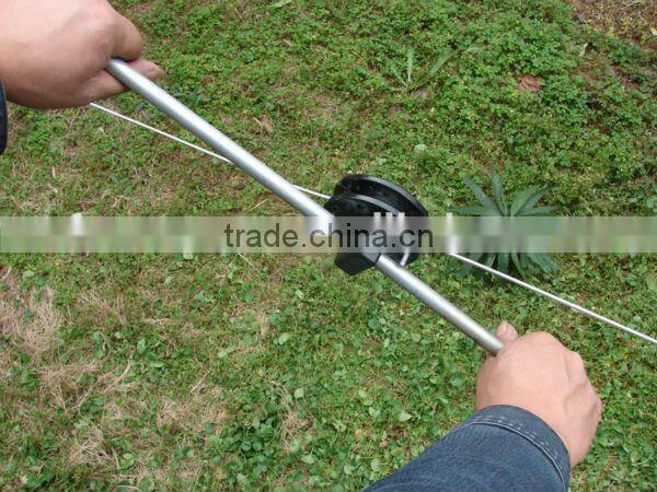 Vineyard Trellis galvanized steel Round styled wheel Aluminum or Plastic Wire Tensioner