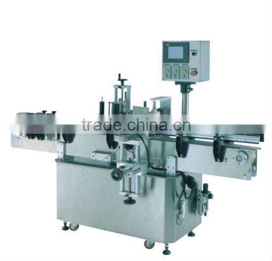 Semi-automatic bottle labeling machine