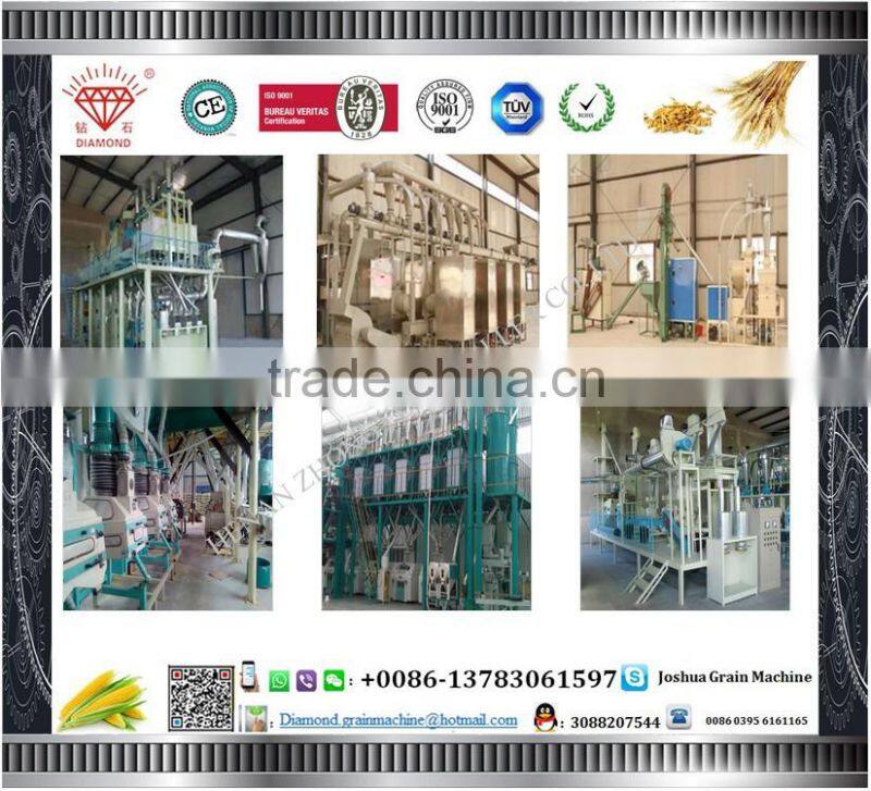 Complete set Corn processing machines Wheat flour milling machine