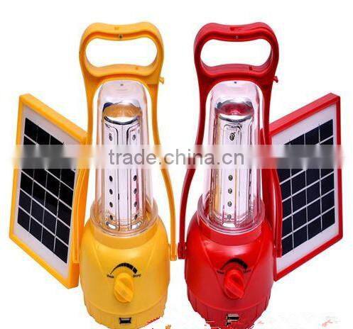 rechargeable solar powered LED Camping lamp