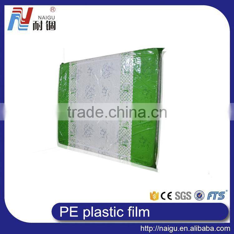 Plastic Printing Polyethylene Film For mattress surface packing