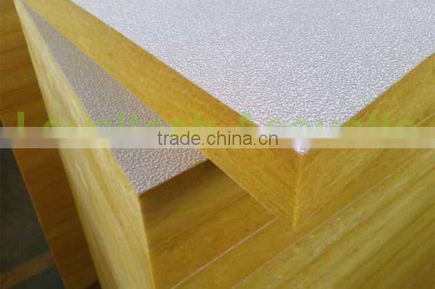 Glasswool Acoustic Tiles Fiberglass Acoustical Sound Absorbers Board