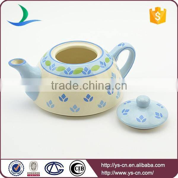 Wholesale hand painted ceramic tea set for one in European style