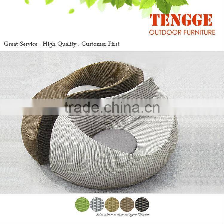 Foshan furniture Wicker sofa sunbed made-in-china