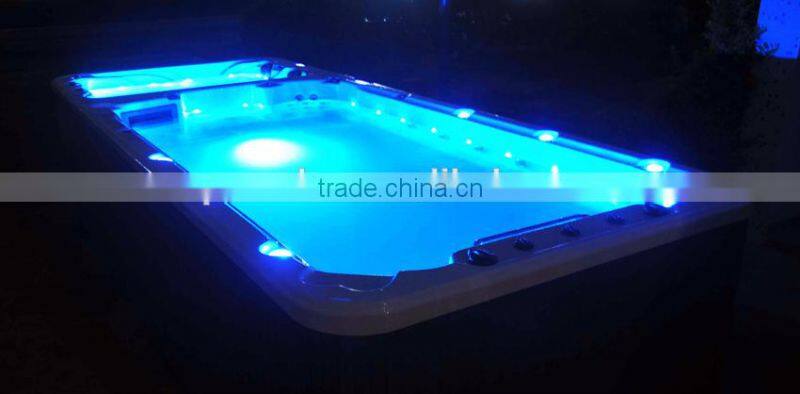 2016 hot sale model for family design rectangular steel metal frame swimming pool