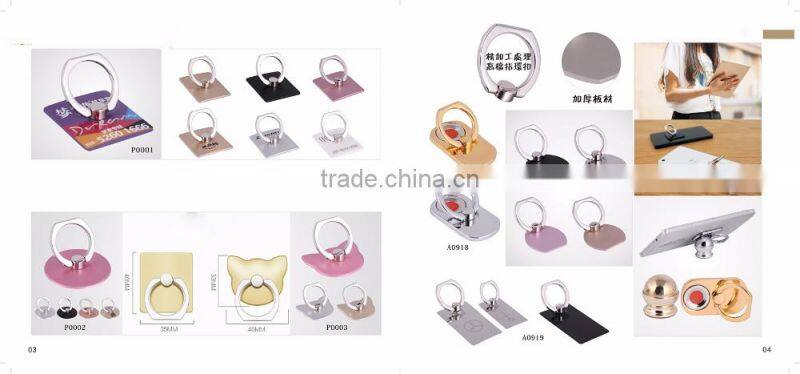 Custom Shape Cute Animal Design Finger Ring Phone Holder for Promotion