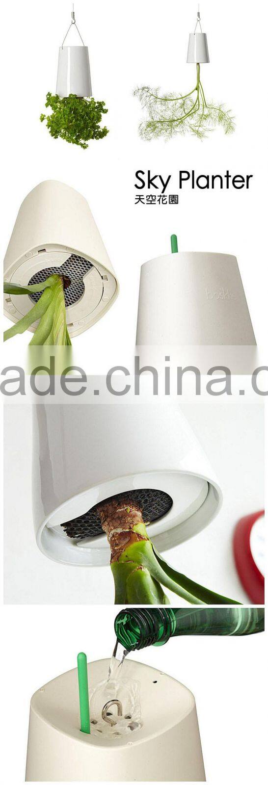 CT-457 Originality Fashion Sky Planter Hanging Plastic for Plants 9.5x9.5x13cm