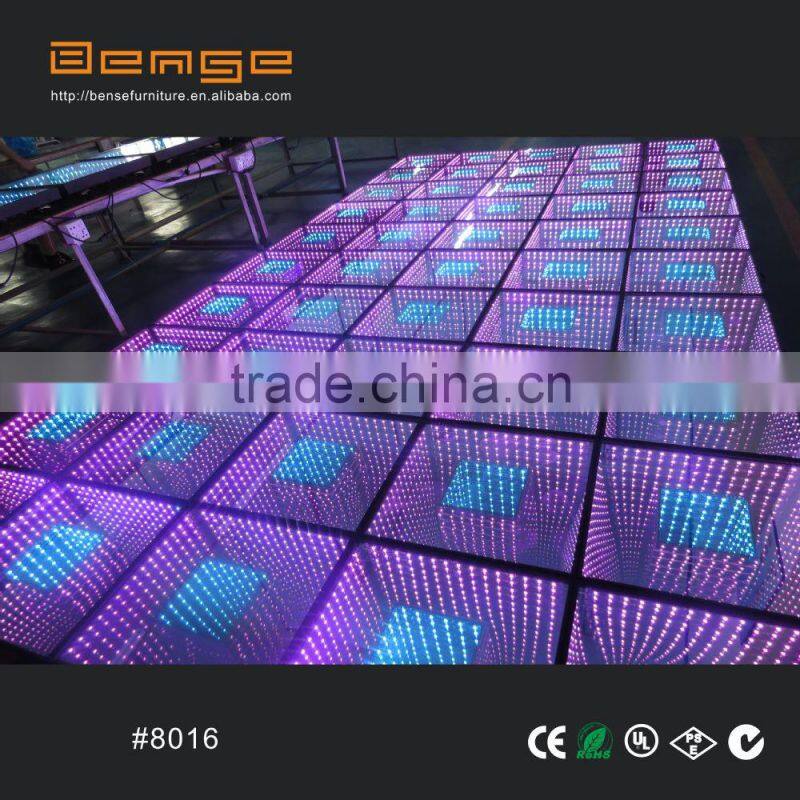 Newest Popular Design 3D LED RGBW Dance Floor 2015