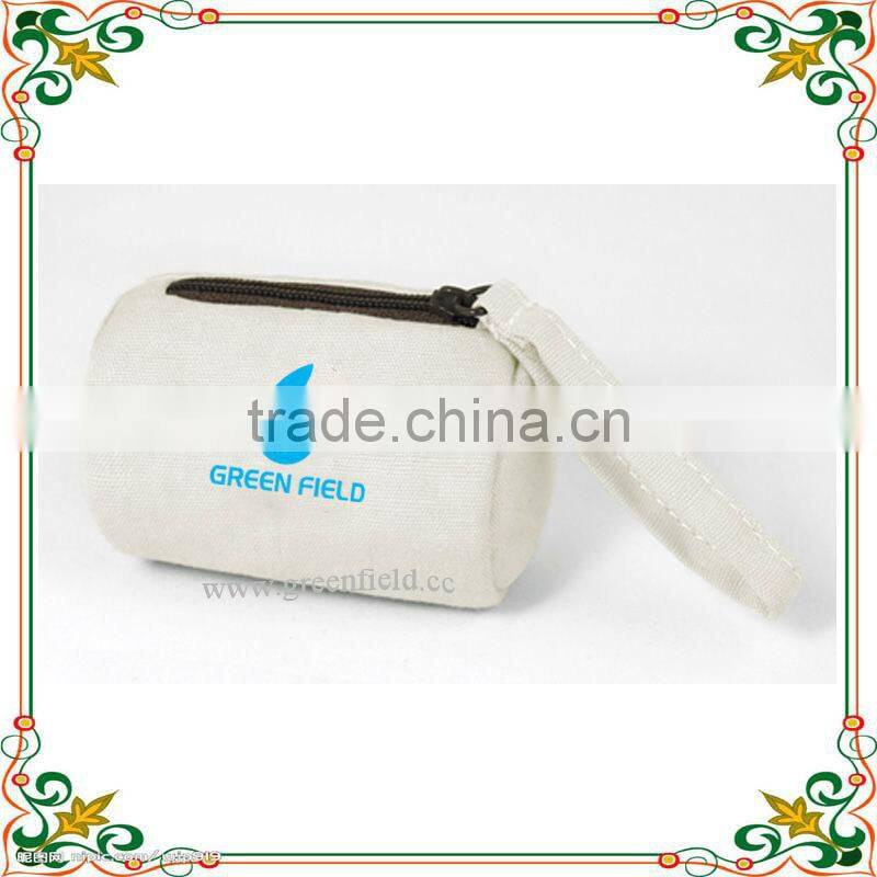 Personalized coin purse with zipper