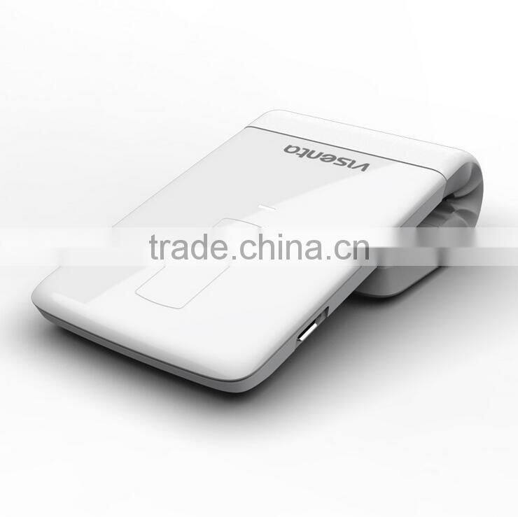 New Arrive Folding Bluetooth Wireless Laser Mouse Thin High-touch Office Gifts Portable Folding Wireless Mouse