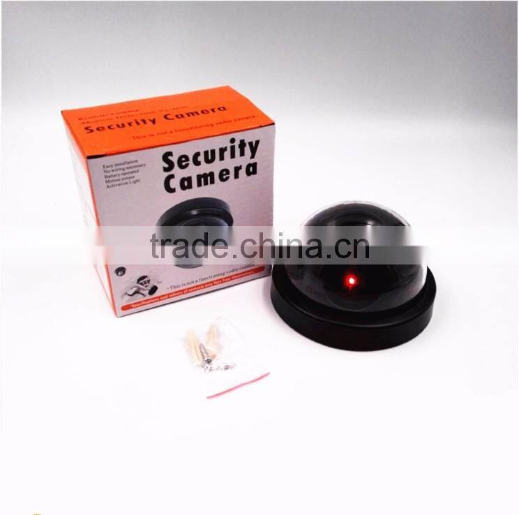 Cheap Wholesale Dummy Fake Realistic Looking Motion Sensor Detection System Securuty Camera With LED Flashing Red Light