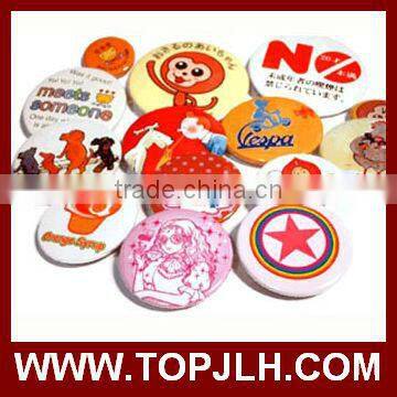 children metal Safty pin back Advertising promotions Tin Button Badge