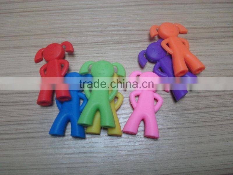 female doll toy series food grade silicone chopsticks holder for children