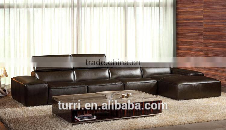 2017 modern chesterfield corner leather sofa for living room furniture