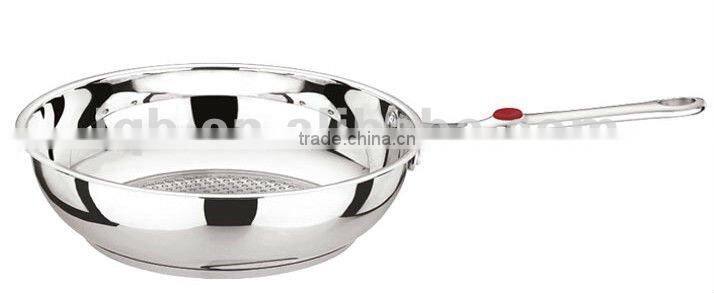 3 layers bottom Stainless steel deep frypan