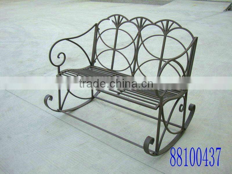 Metal Rocking Bench