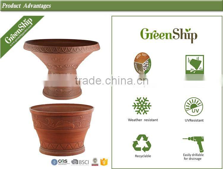 Biodegradable and Recyclable Garden urns and planters - GreenShip
