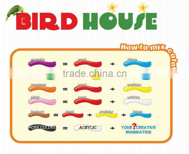 factory DIY Painting Wooden Bird House