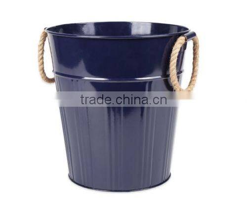 New Asbury Metal Wastebasket in colorful , Metal Trash Can, Garbage Steel Waste Bin