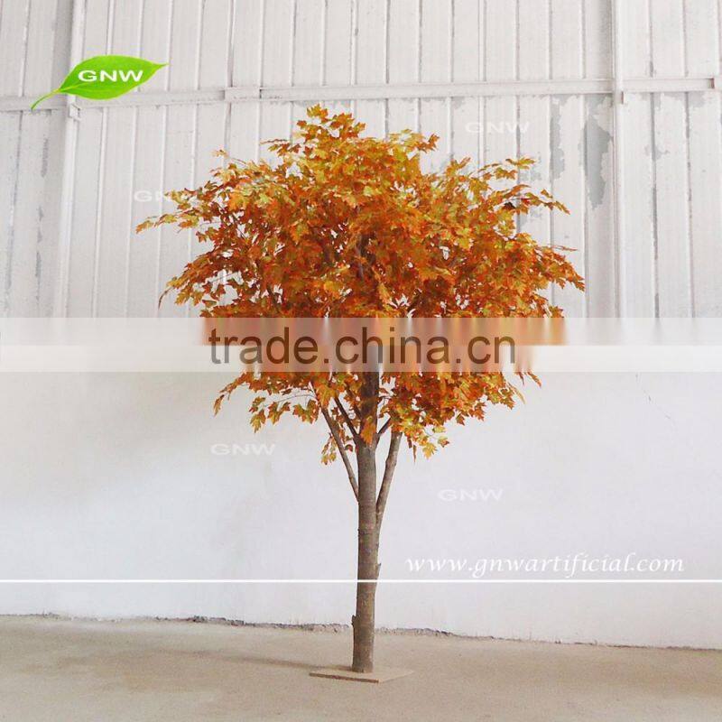 GNW BTR161031-002 New fashion High similation Artificial orange maple tree for sale