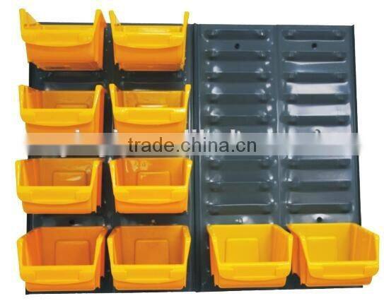 16 PCS Wall Mounted Plastic Bin Box (202716)