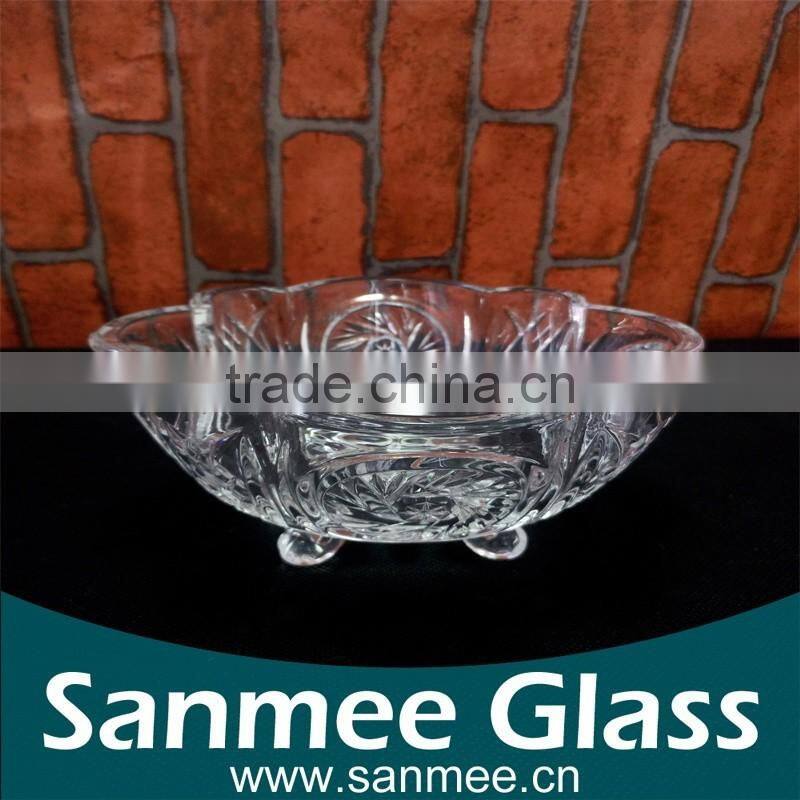 Three Feet Custom Patterns Glass Ice Cream Cup
