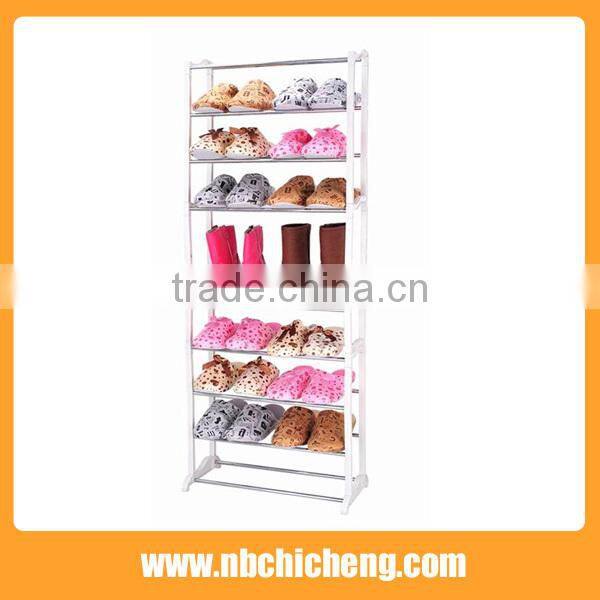Detachable plastic shoe rack