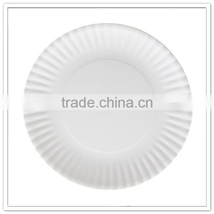 Resuable melamine dishes for buffet, wholesale wavy restaurant white dinner plate