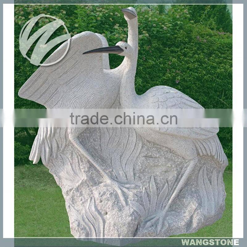 Elegant Life Size Animal Sculpture Crane Statue
