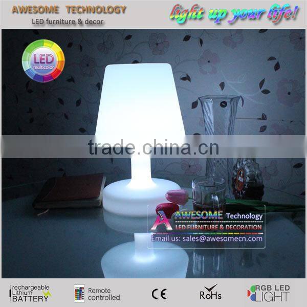 Fashionable led table lamp battery powered