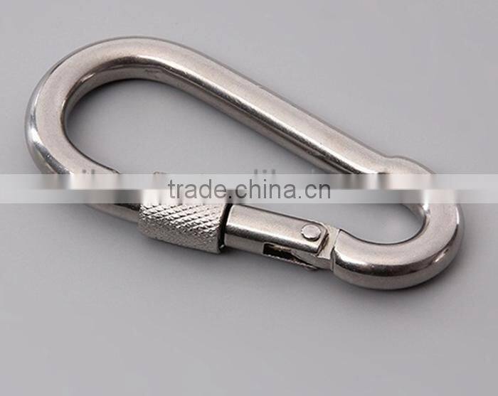 high quality stainless steel carabiner spring snap hook