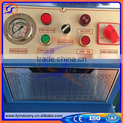 FY91A High quality best sell top sell ce brake hose crimping machine /hose crimper