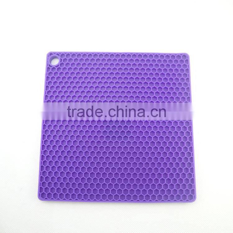 Eco-Friendly Square Silicone Cellular Place Mats