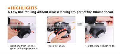 easy load brush cutter trimmer head nylon head DL-1216