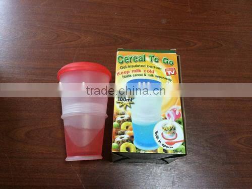 100ML plastic breakfast cup/ housemate