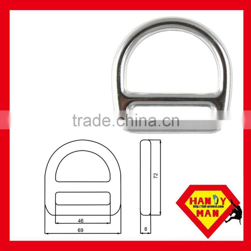 AD243 D ring Forged Aluminum Alloy Protective Equipment Safety D-ring