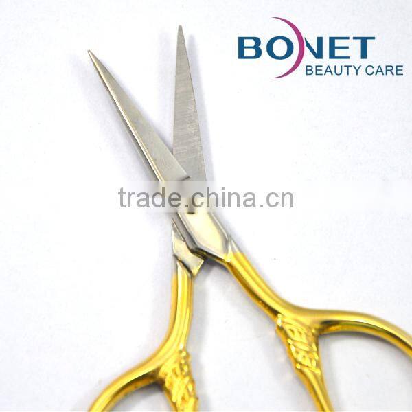 BSC0073 CE Certificated 3-5/8'' fashion gilded sew kit embroidery scissors