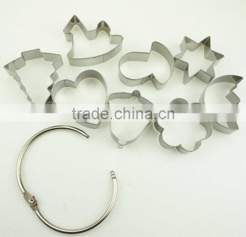47024 8 pcs stainless steel cookie cutter set