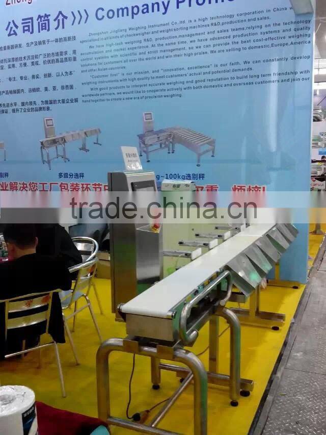 weight sorting check weigher machine