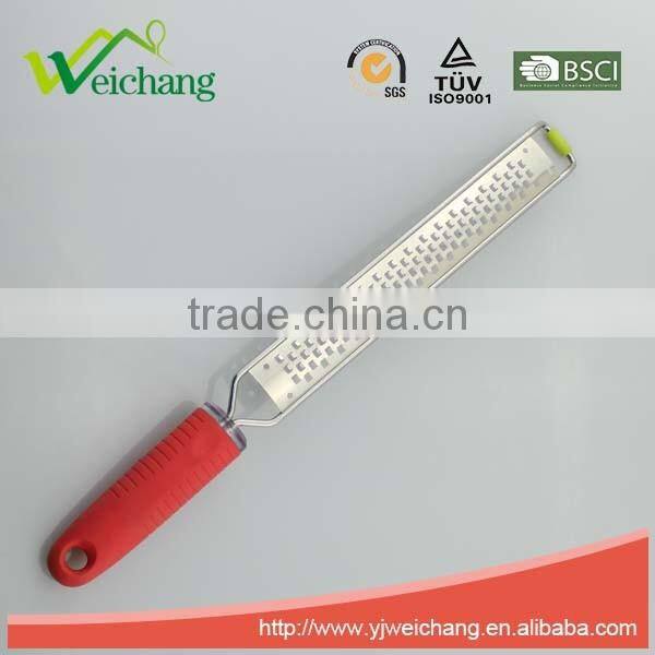 WCR221New design grater manual grater ETCHING GRATER vegetable kitchen graters with TPR handle