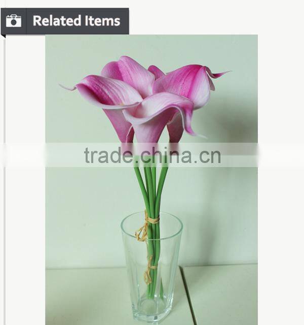 Real touch artificial flower for christmas ornament rose flower