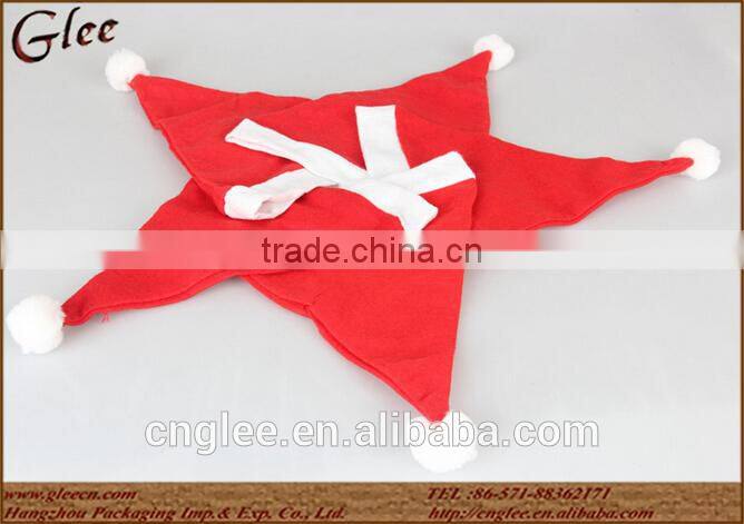 High quality christmas decorated santa hat