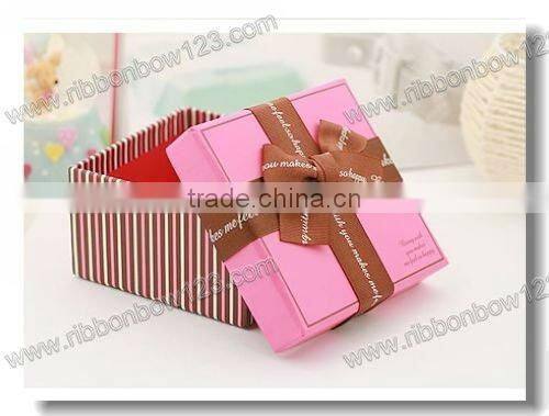 gift decorative bow with a small artificial flower